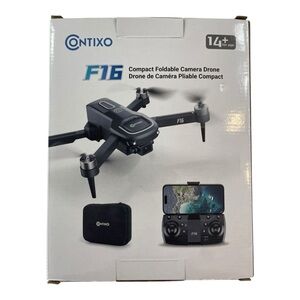 Contixo F16-2024 Stunt Drone with Battery and Case NEW MSRP $70